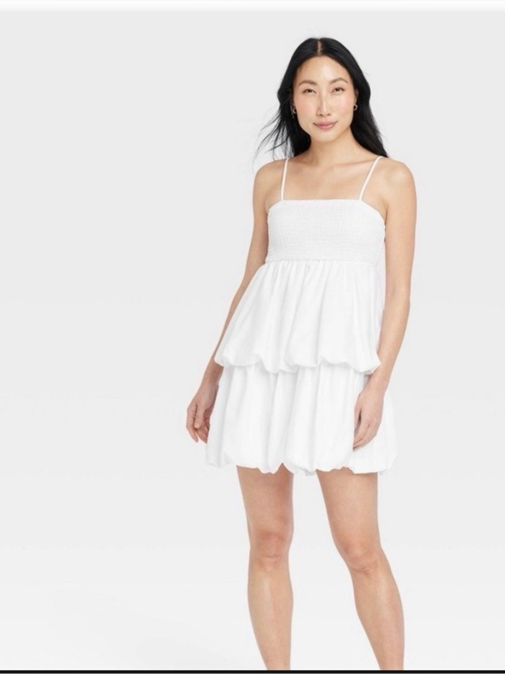 NWT  Get IT NOW FOR GRADUATION white bubble dress size M. A new day